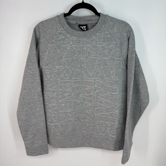 Ivy Park Gray Logo Embroidered Pull Over Sweater - Picture 1 of 3